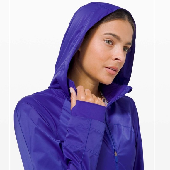Lululemon W’s Sz 8 Goal Smasher Jacket *SeaWheeze in Lazurite Blue, Like New Cdt - Picture 14 of 14